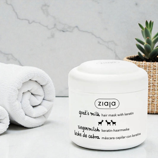 Masque Revitalisant à la Kératine et au Lait de Chèvre