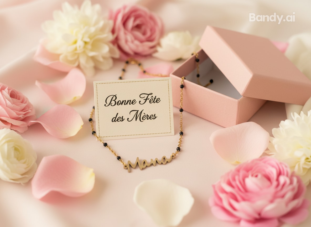 Collier "Mama" Fait Main - Edition Fête des Mamans ❤️