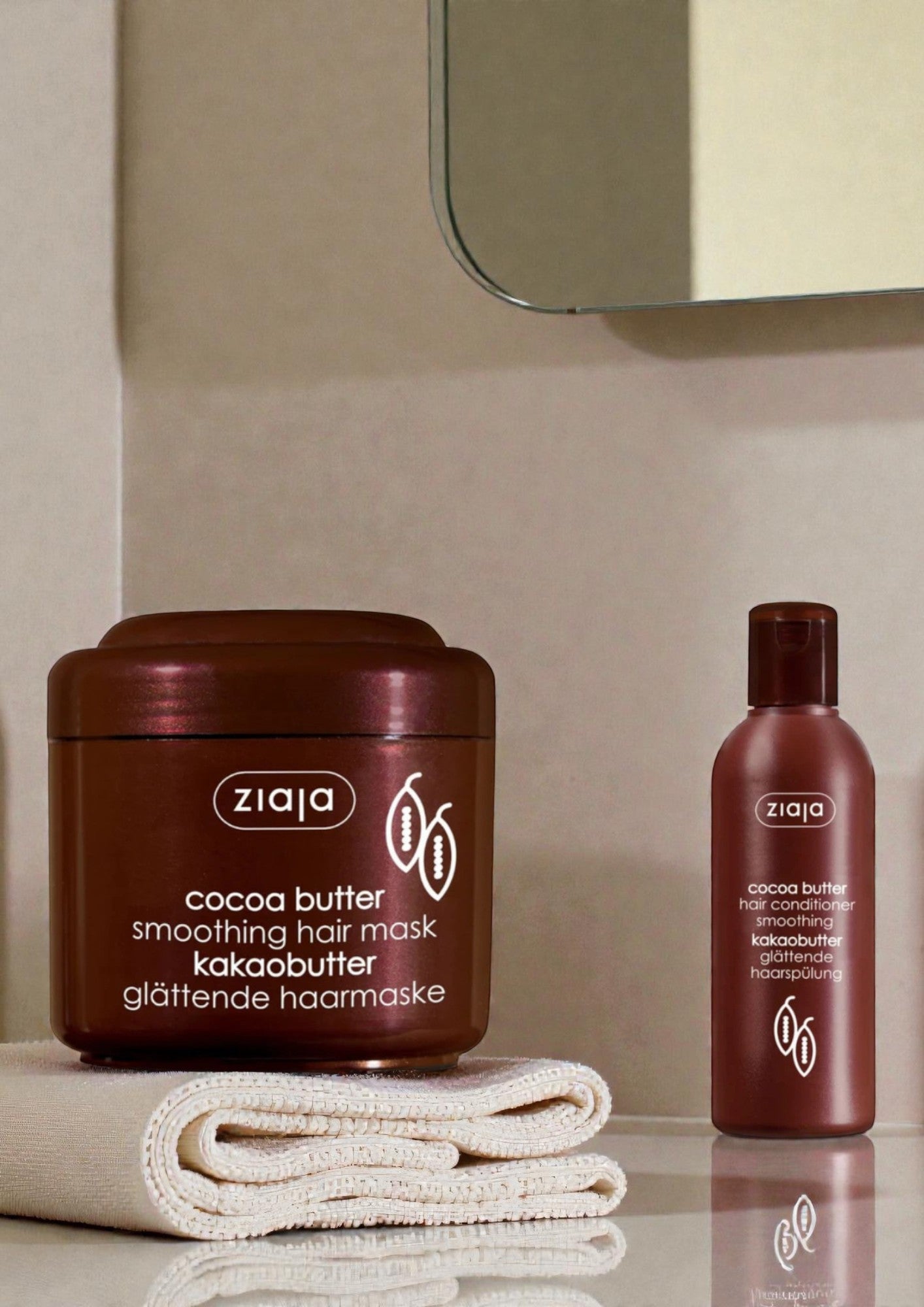 Duo Après-Shampoing et Masque Beurre de Cacao