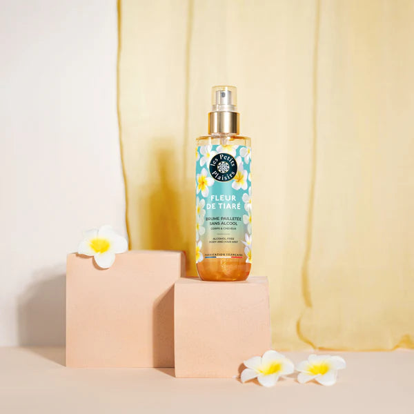 Brume pailletée Fleur de Tiaré