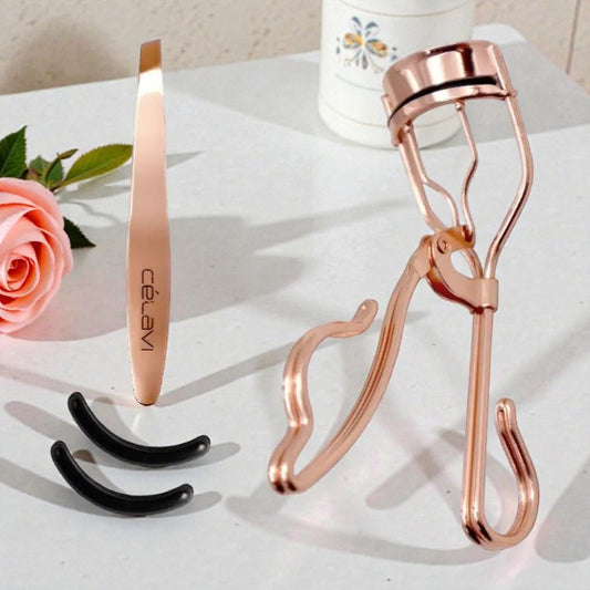 Recourbe Cils et Pince à épiler chromés